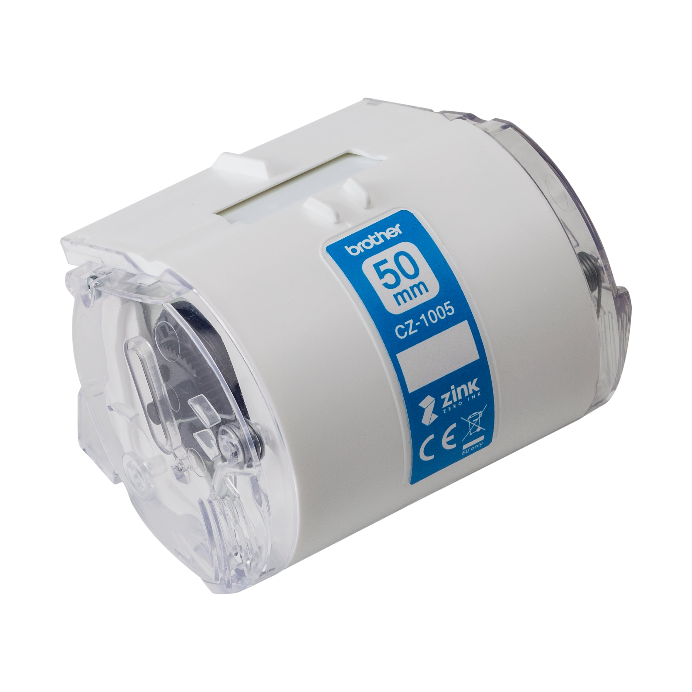 Ptouch Brother CZ-1005 – Endlos-Etiketten 50 mm × 5 m – Papier, farbig – ZINK – für Brother VC-500W