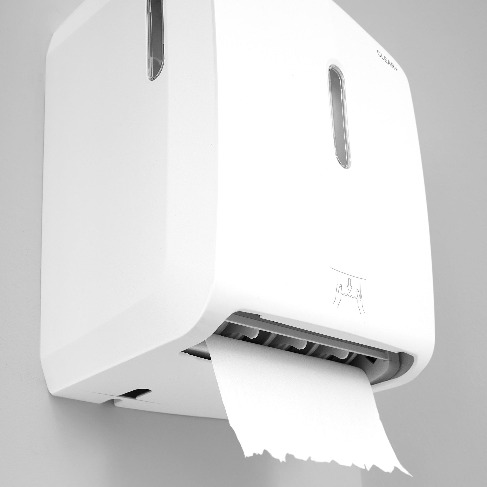 Clear+ Handtuchrollenspender – Kunststoff