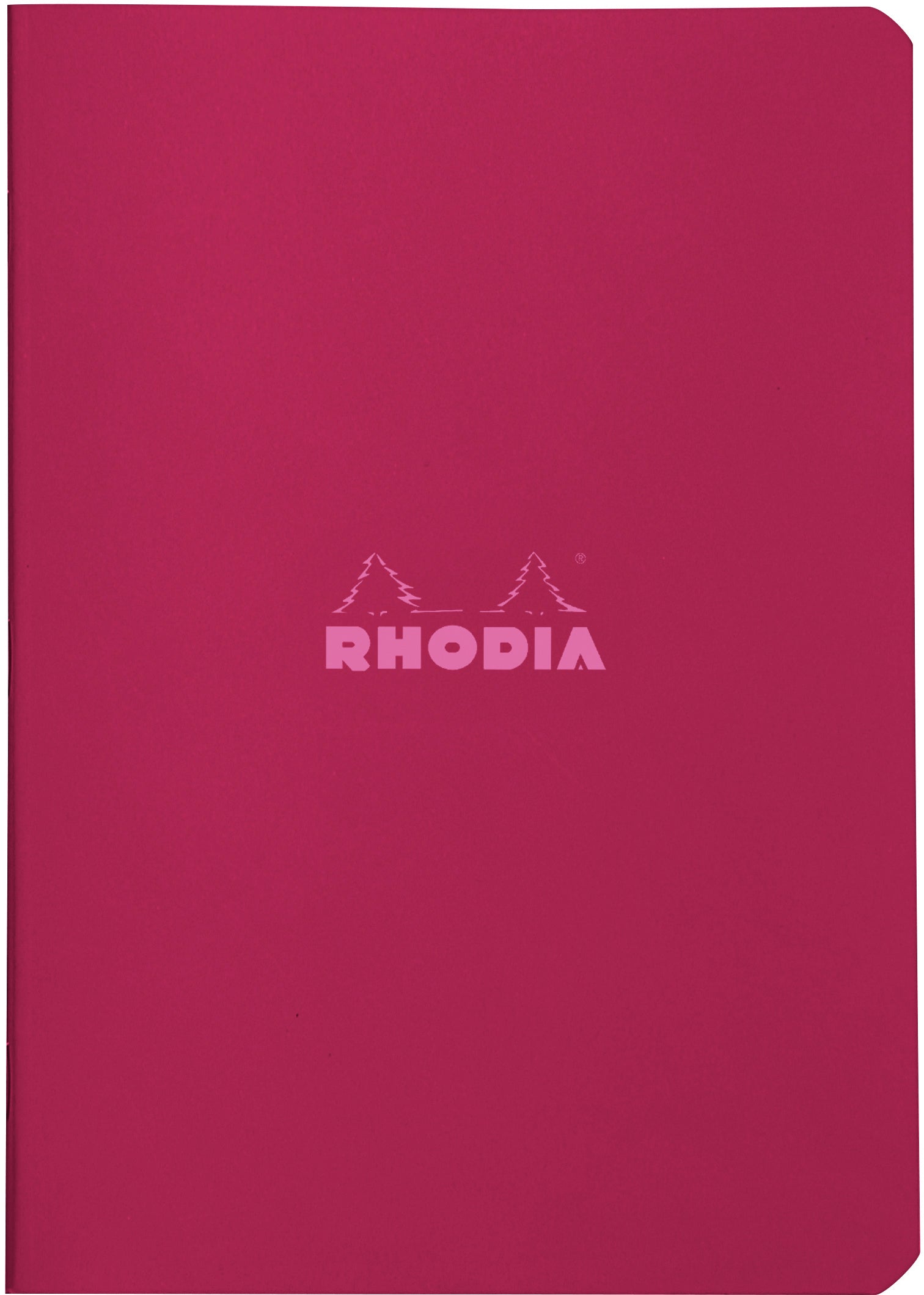 Rhodia Couleurs Notizheft – A5 – kariert – 80 Blatt – 80 g/m² – gebunden, rot, FSC