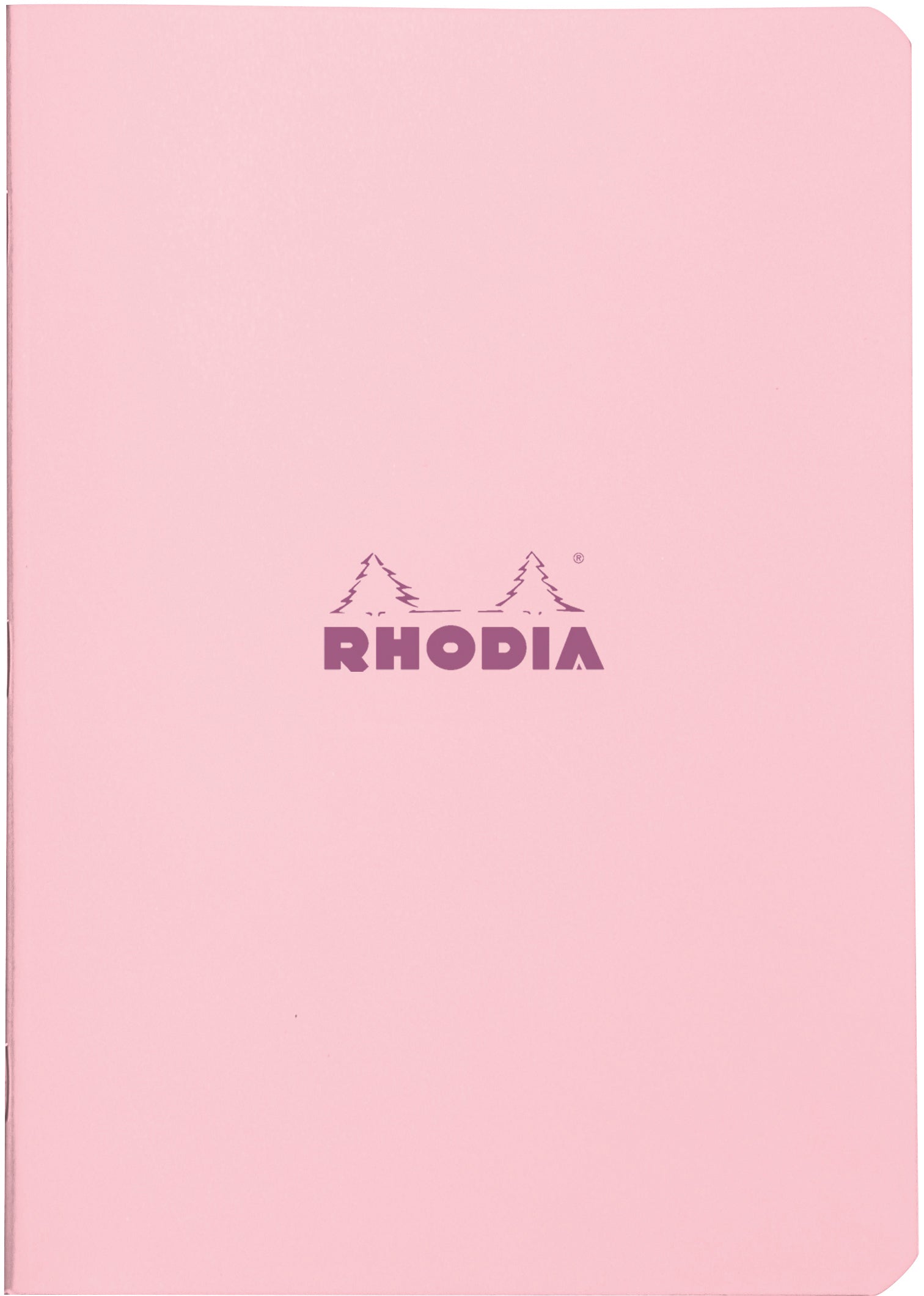 Rhodia Couleurs Notizheft – A5 – liniert – 80 Blatt – 80 g/m² – gebunden, Rosa, FSC