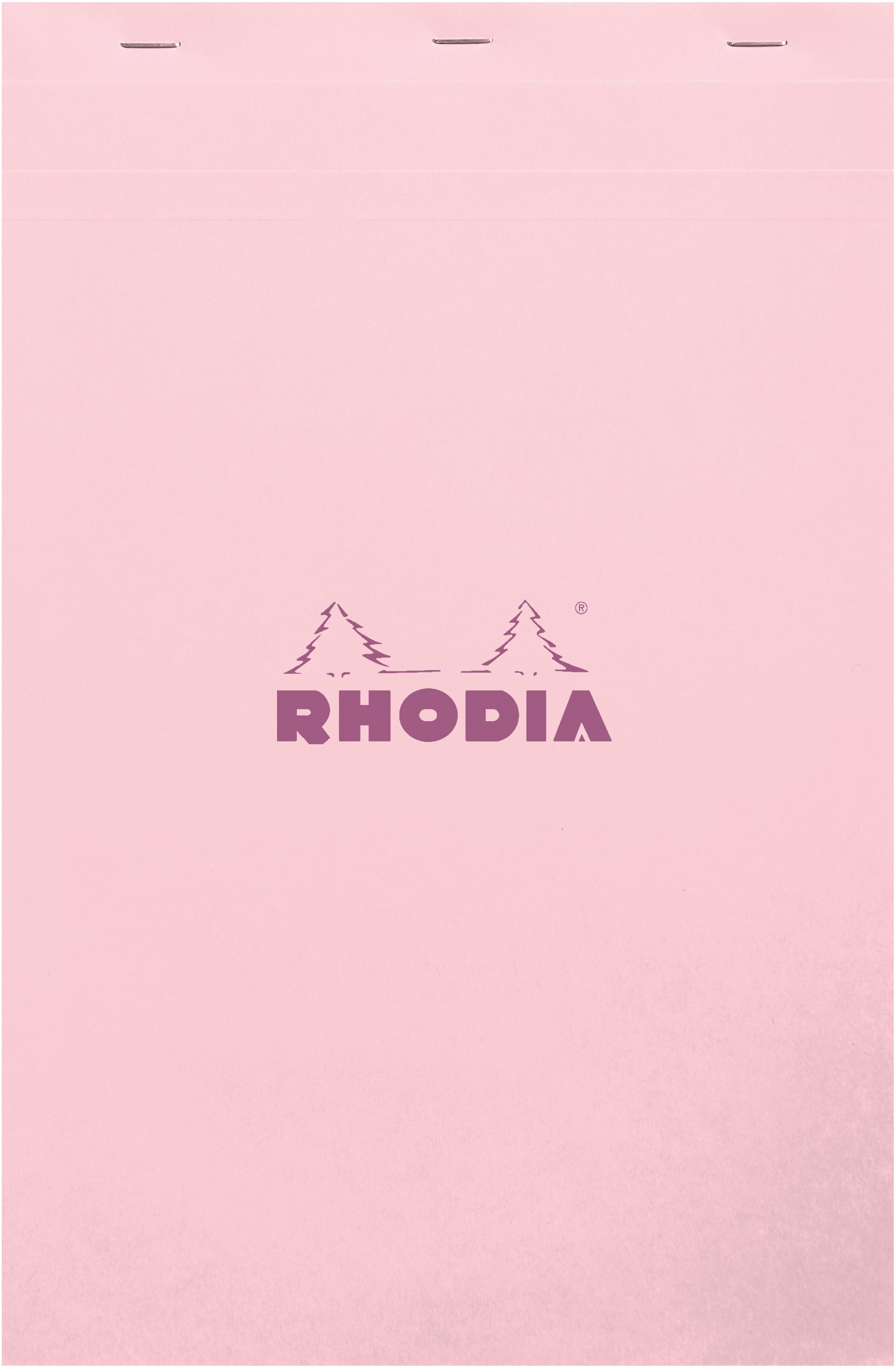 Rhodia Notizblock – A4+ – kariert – 80 Blatt – 80 g/m² – mikroperforiert, wasserdichter Deckel, rosa, FSC