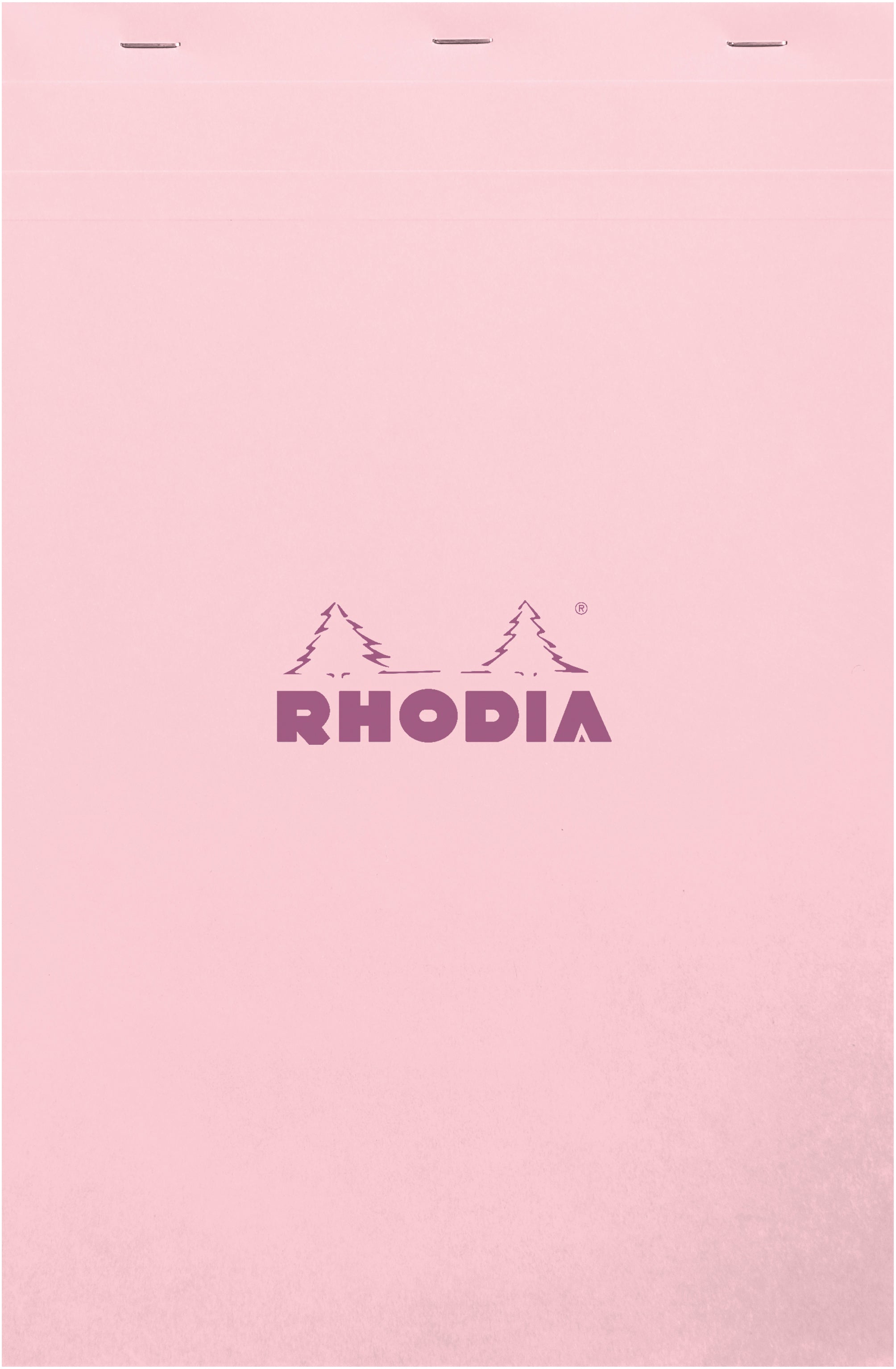 Rhodia Notizblock – A4+ – kariert – 80 Blatt – 80 g/m² – mikroperforiert, wasserdichter Deckel, rosa, FSC