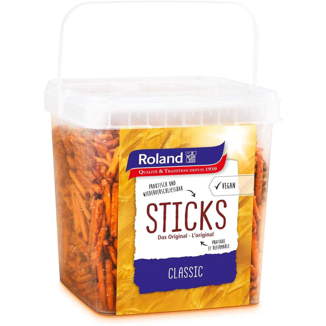 Roland Murten Apéro Sticks Salzstangen – Salz – 1,2 kg