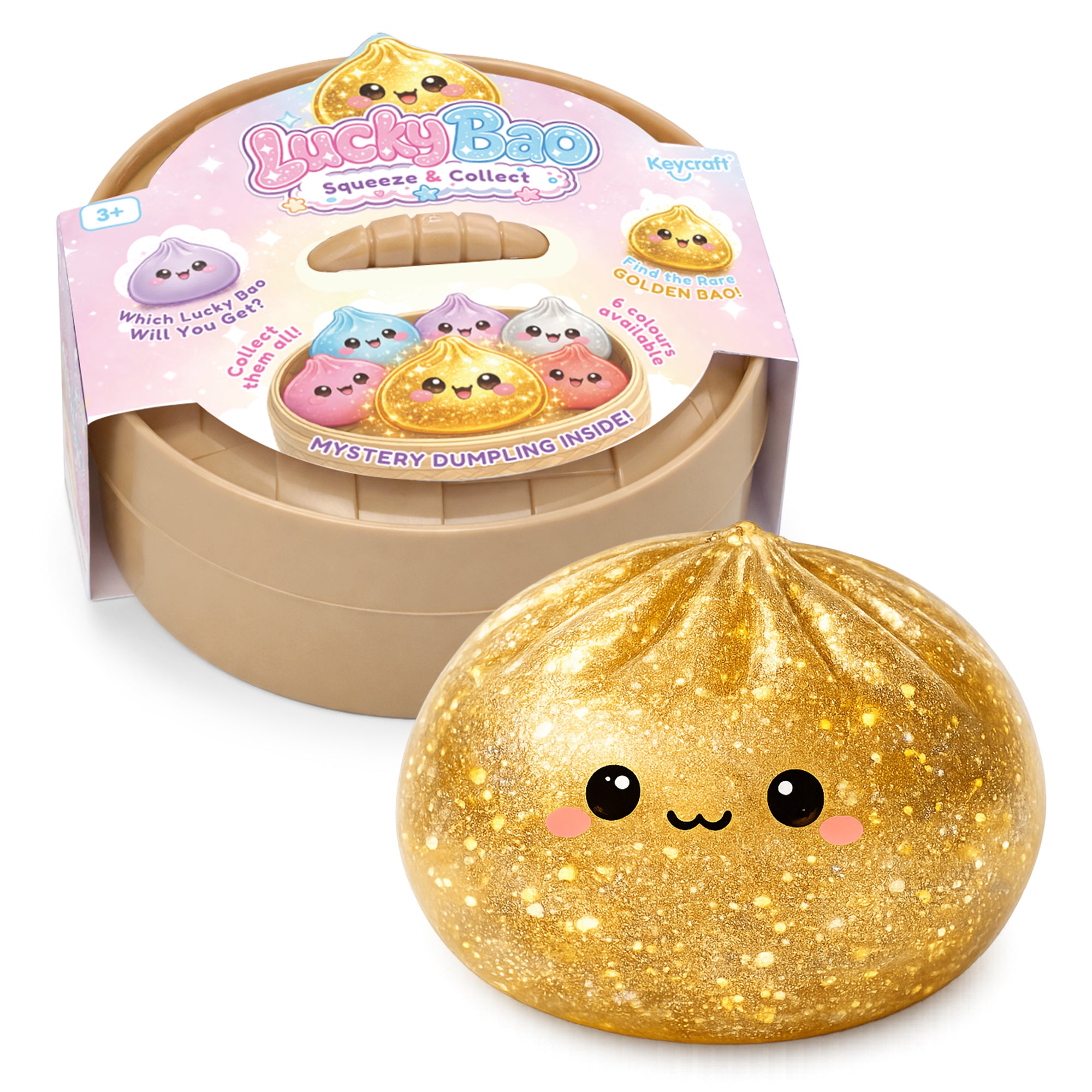 ROOST Fidget/Stressball Dumpling Lucky Bao – Mystery Mini NV1169