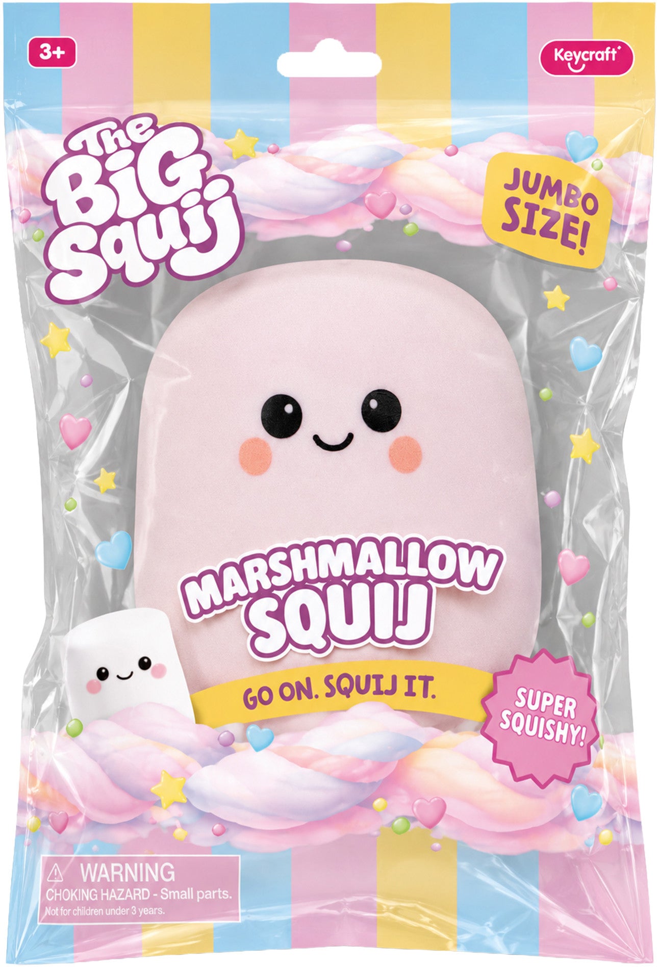 ROOST Quetschi Jumbo Fidget/Stressball – Marshmallow – Ø 15 cm