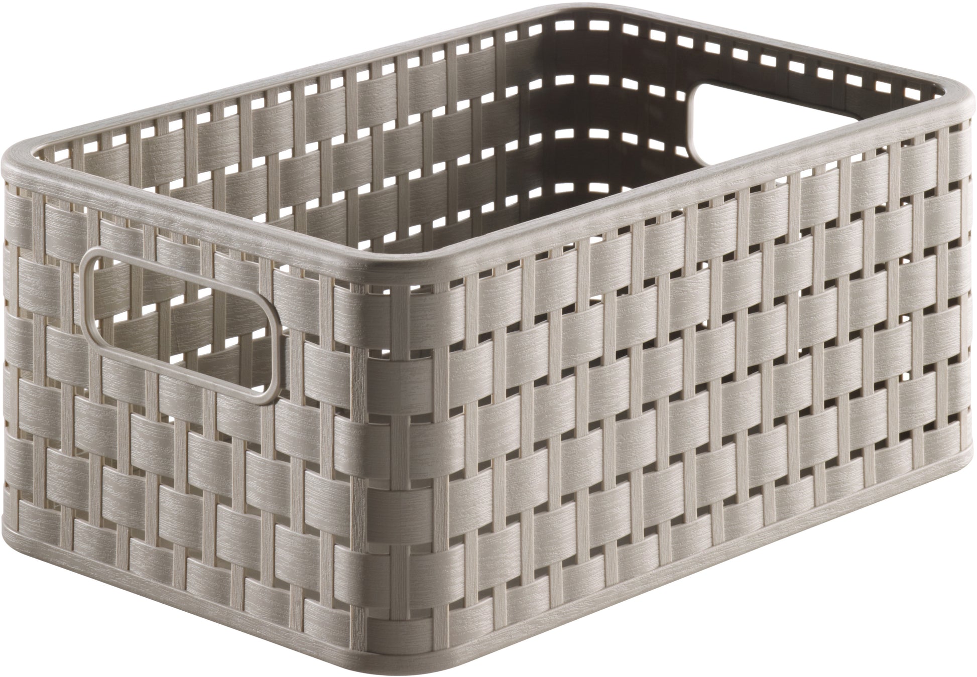 Rotho Country Aufbewahrungsbox 6 l ohne Deckel – Polypropylen – Cappuccino