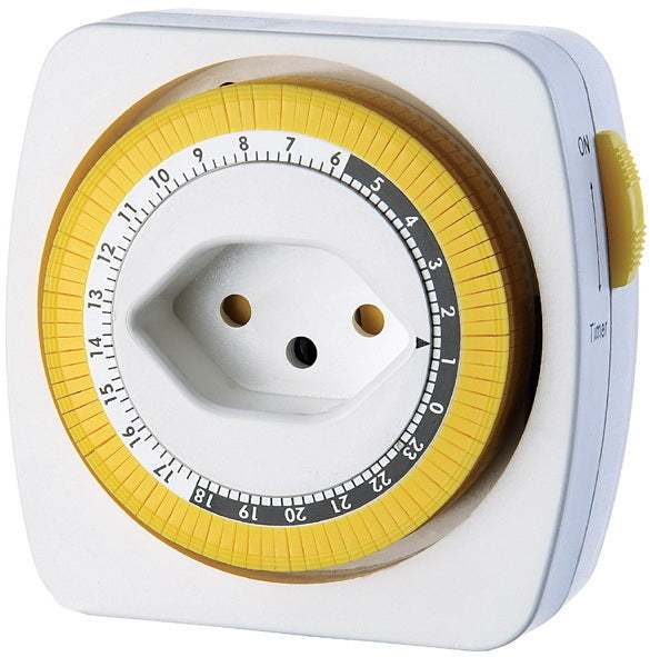 S-electro Zeitschaltuhr (DIN-Schiene) – mechanisch, Weiss – 4.2005