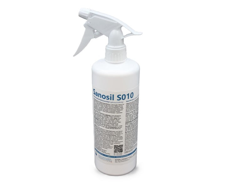 Sanosil S010 Flächendesinfektion – für hochkontaminierte Oberflächen – Spray – 1 l
