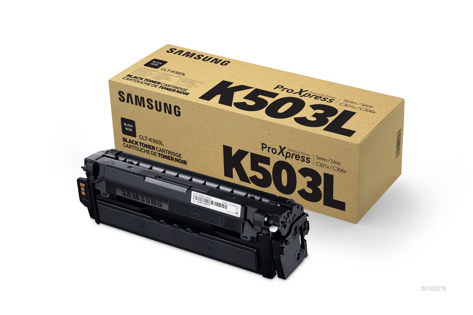 HP Samsung CLT-K503L (SU147A) Schwarz Toner – Original – 8'000 Seiten – für Samsung C3010ND/C3010DW u. a.