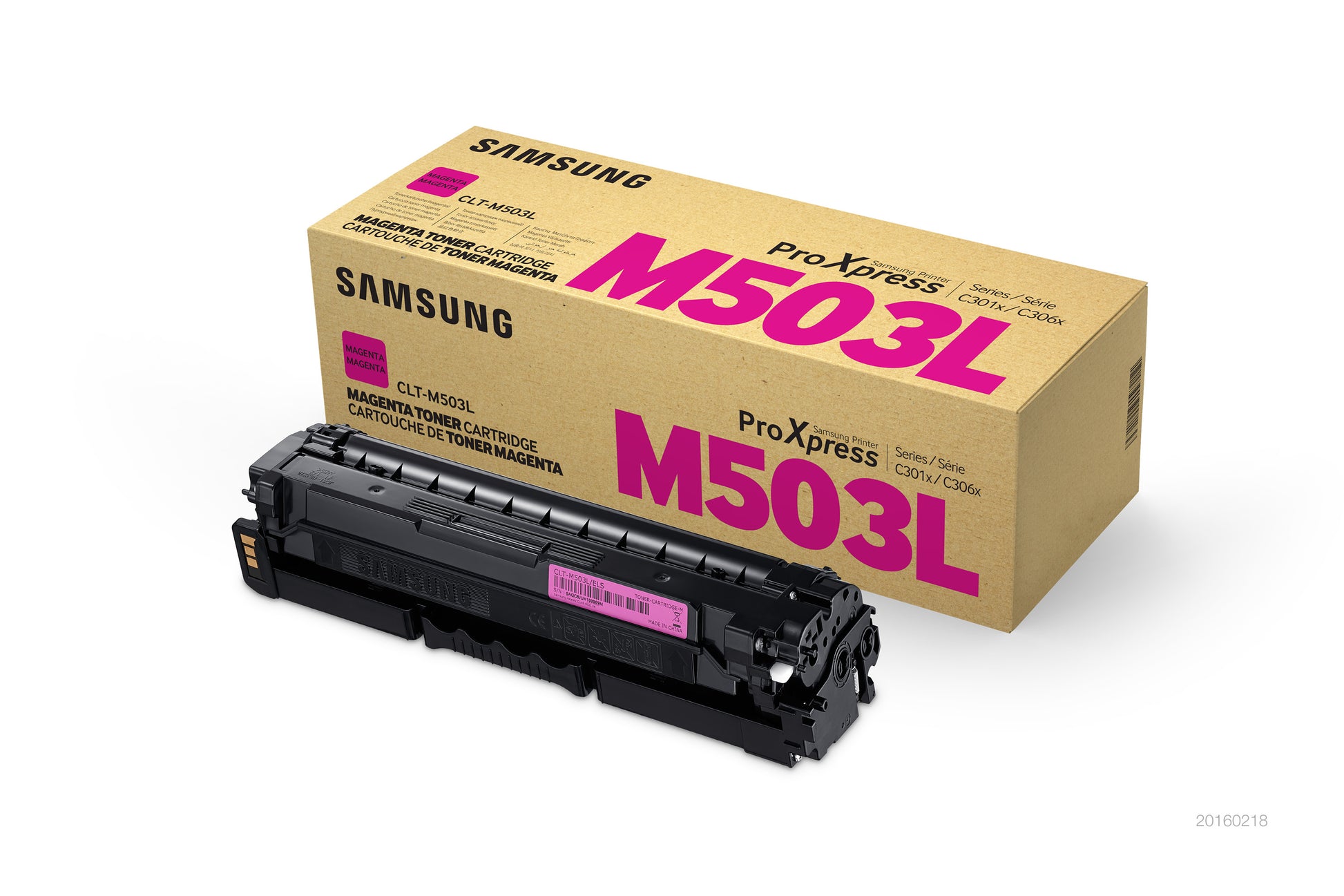 HP Samsung CLT-M503L (SU281A) Magenta Toner – Original XL – 5'000 Seiten – für Samsung C3010ND und andere