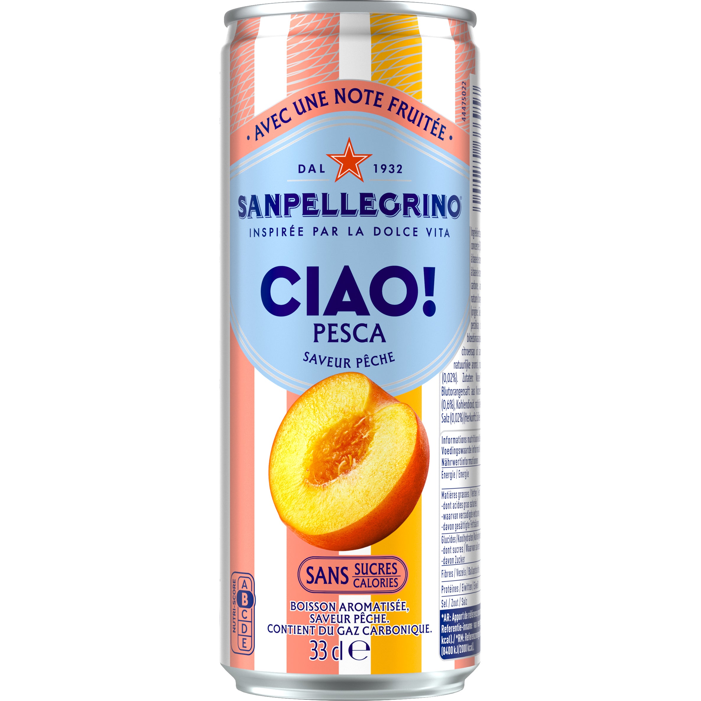San Pellegrino – Aromatisiertes Wasser Ciao, Limette, zuckerfrei – 6 Stk.