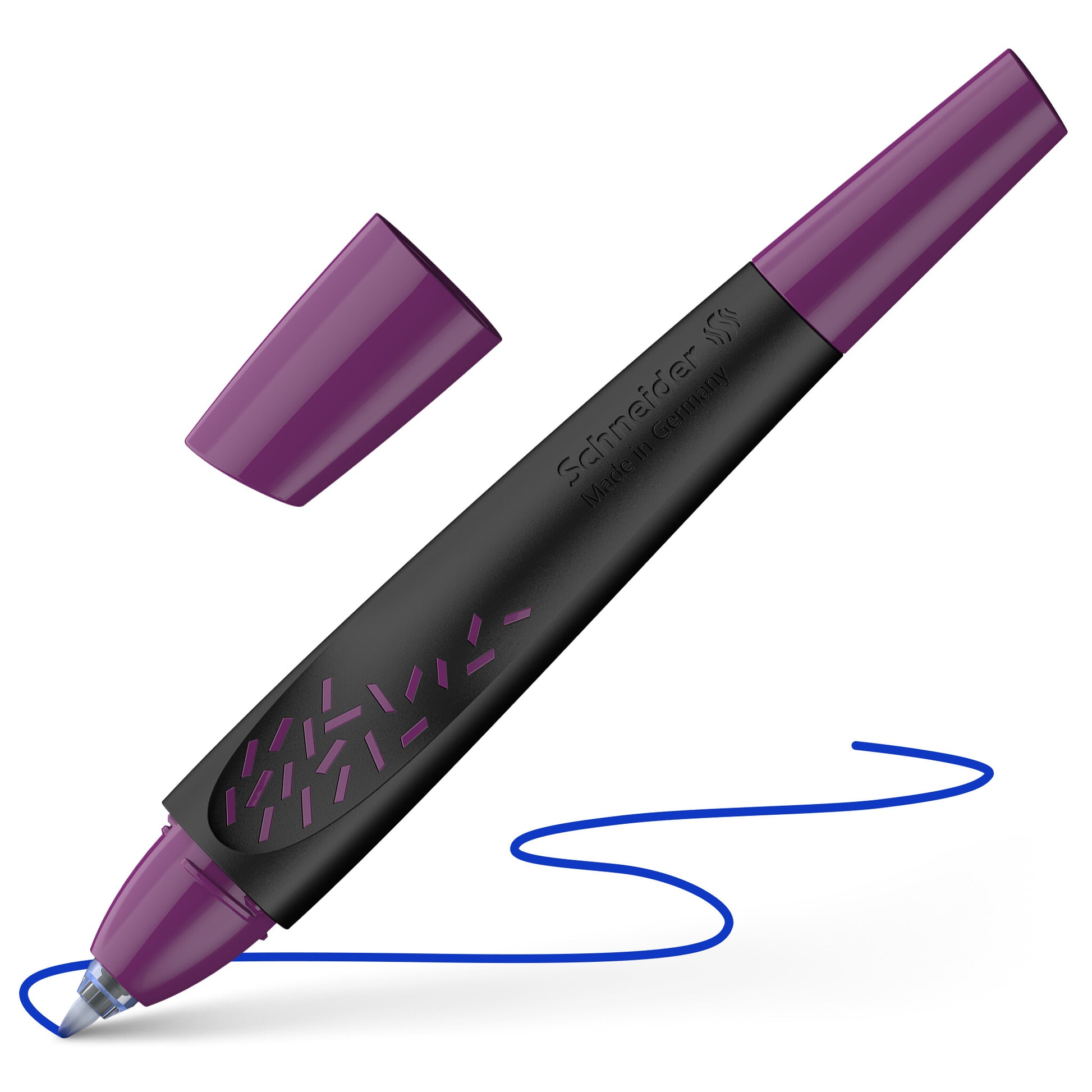 Schneider AG Schneider Breeze – Tintenroller, 0,5 mm, Blau, radierbar, Kunststoff, Schwarz/Blau