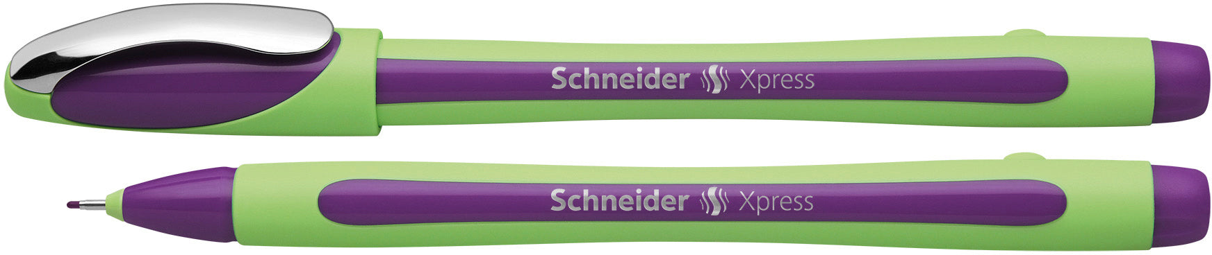 Schneider Schreibgeräte Schneider Xpress Fineliner Set – 10 Stk., 0,8 mm, violett, Cap-Off
