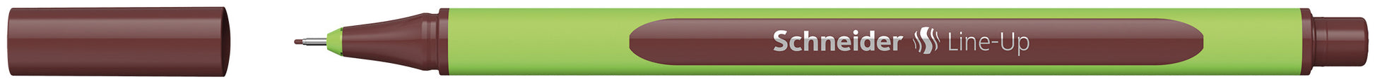Schneider Schreibgeräte Line-Up Fineliner – 10 Stk., 0,4 mm, braun