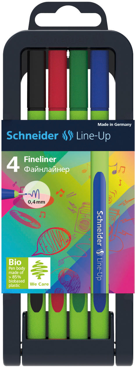 Schneider Schreibgeräte SCHNEIDER Line-Up Fineliner Etui – 0,4 mm