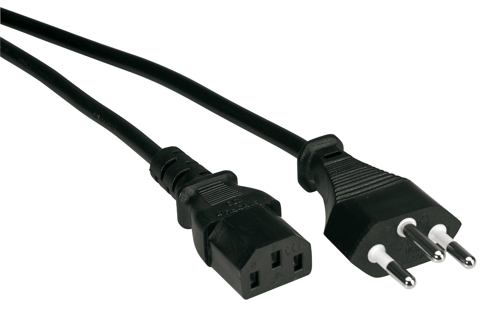Schoenenberger Netzkabel – 1,8 m, schwarz