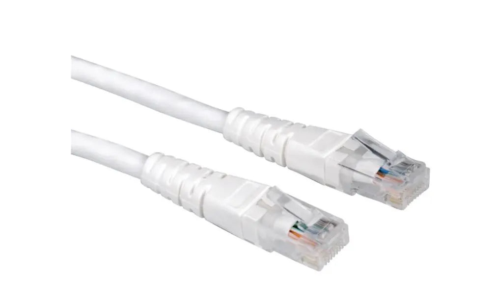 Schoenenberger 90.012 Patchkabel – Cat6 (Klasse E) UTP, 1 m, Weiss, RJ-45