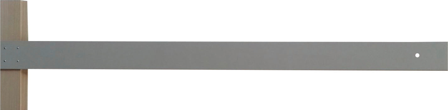 Sieco Reissschiene – Kunststoff – 102 cm – Buchenholz-Anschlag – Grau