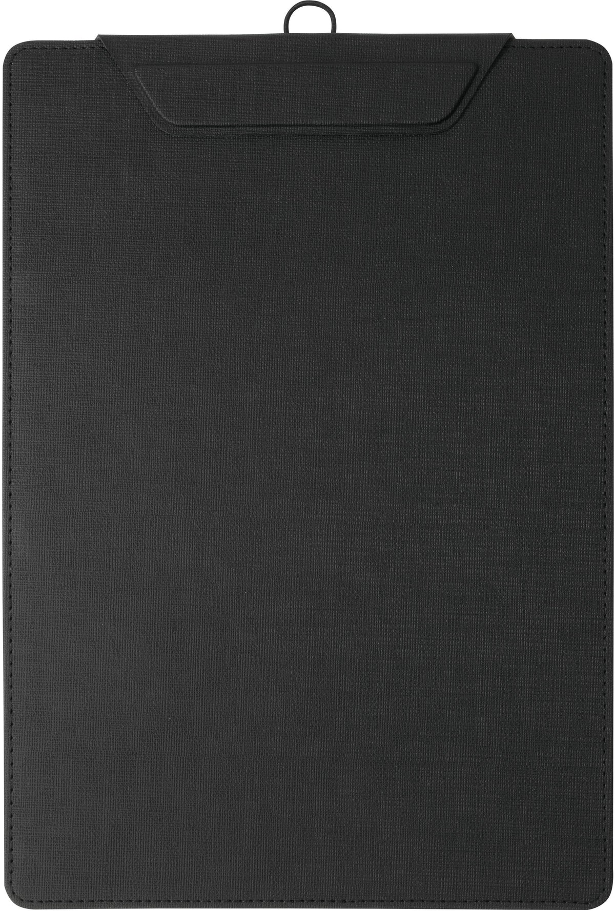 Sigel Klemmbrett A4 – Kunststoff (PU), schwarz – mit Aufhängeöse – bis 20 Blatt