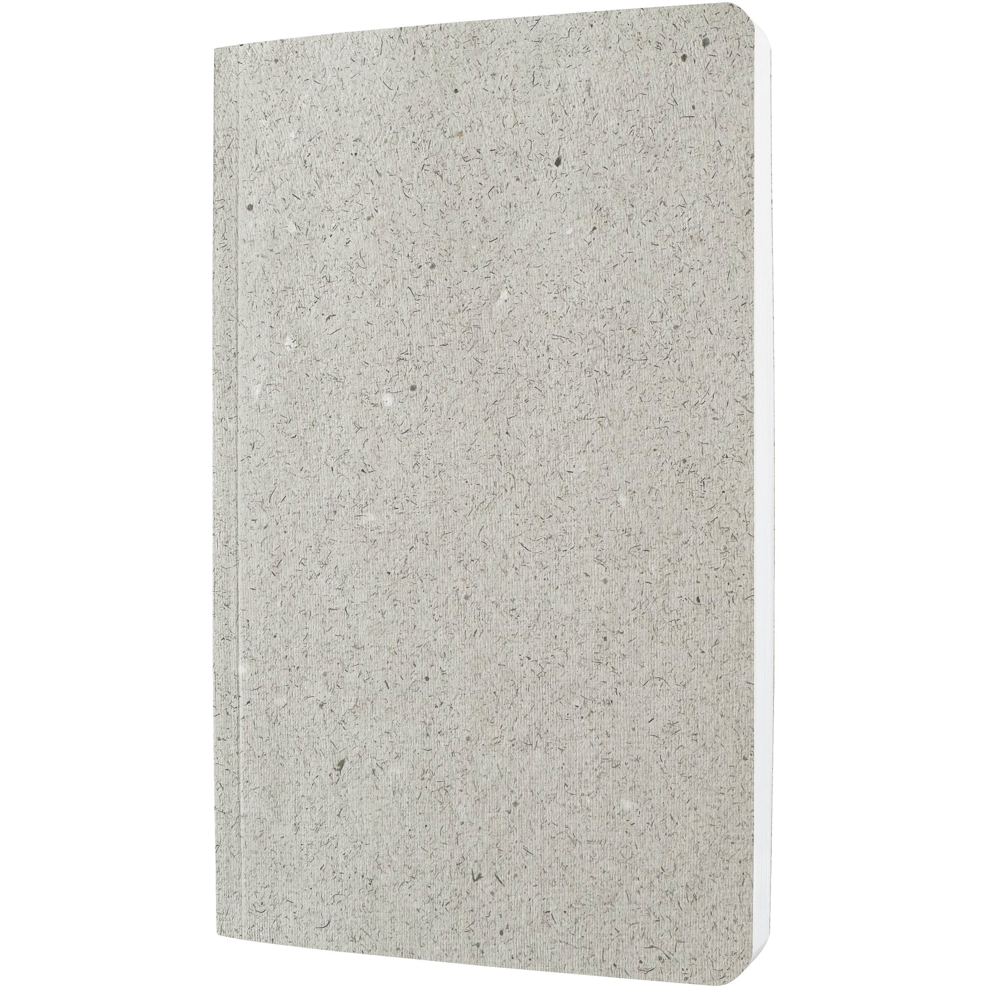 Sigel Notizbuch – A5 – kariert – 50 Blatt – 100 g/m² – Softcover, aus Teeblättern – kalkweiss
