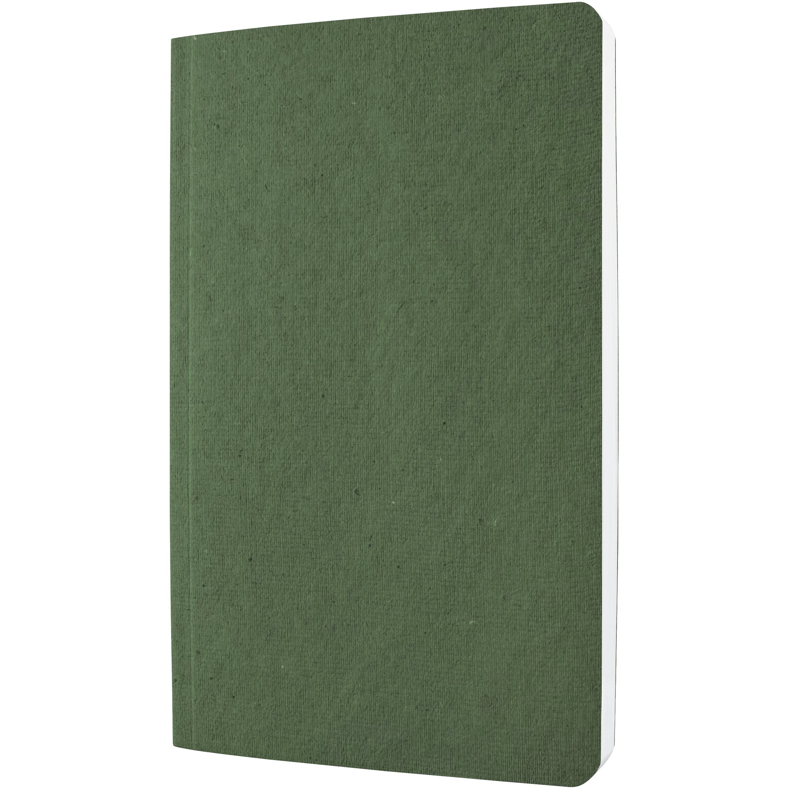 Sigel Re-Up Notizbuch – 140 × 200 mm – kariert – 50 Blatt – 100 g/m² – Softcover, aus Teeblättern, moosgrün