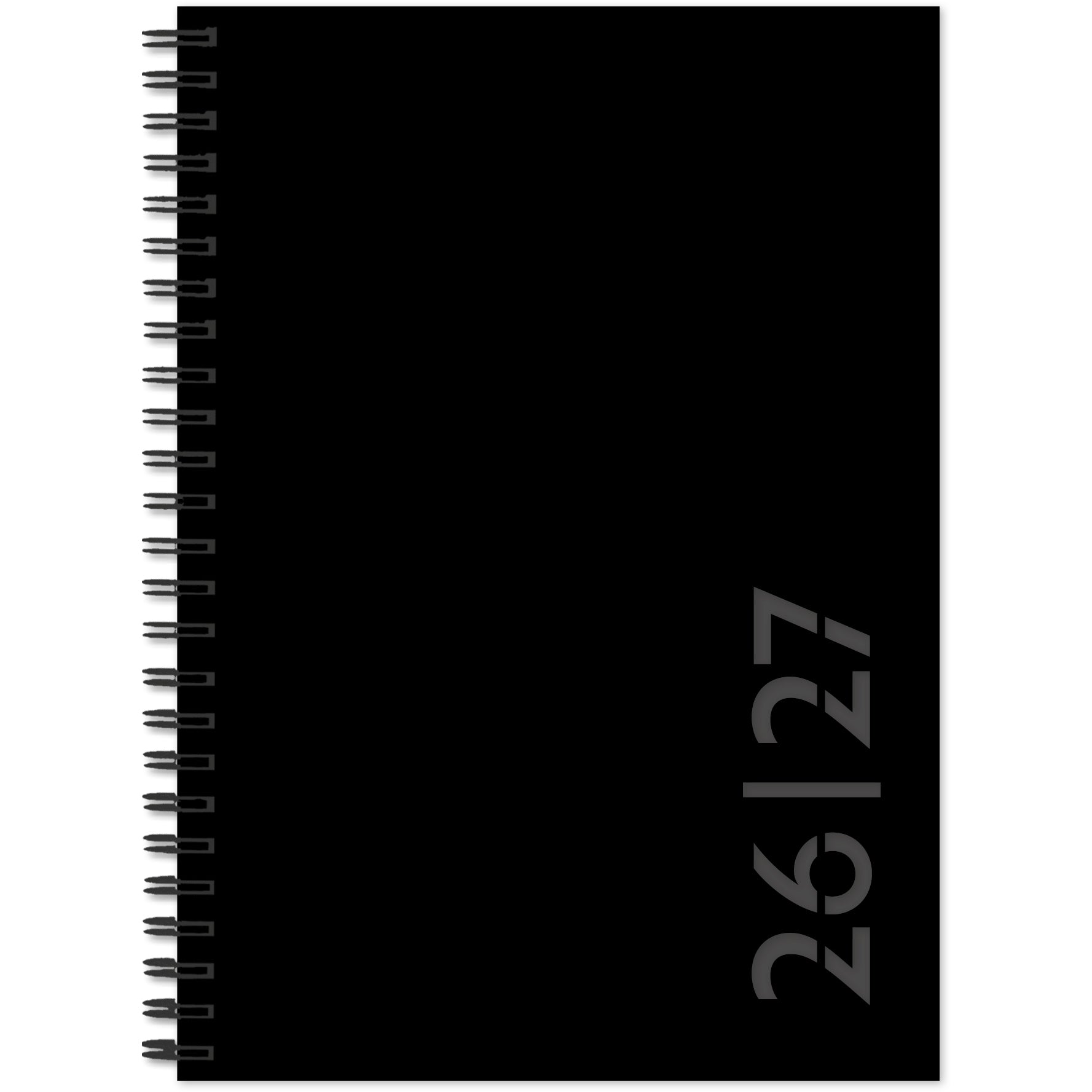 Simplex Schüleragenda Colors – Schulagenda 2026/27, 1 Woche/2 Seiten, 15,5 × 21,4 cm, Schwarz