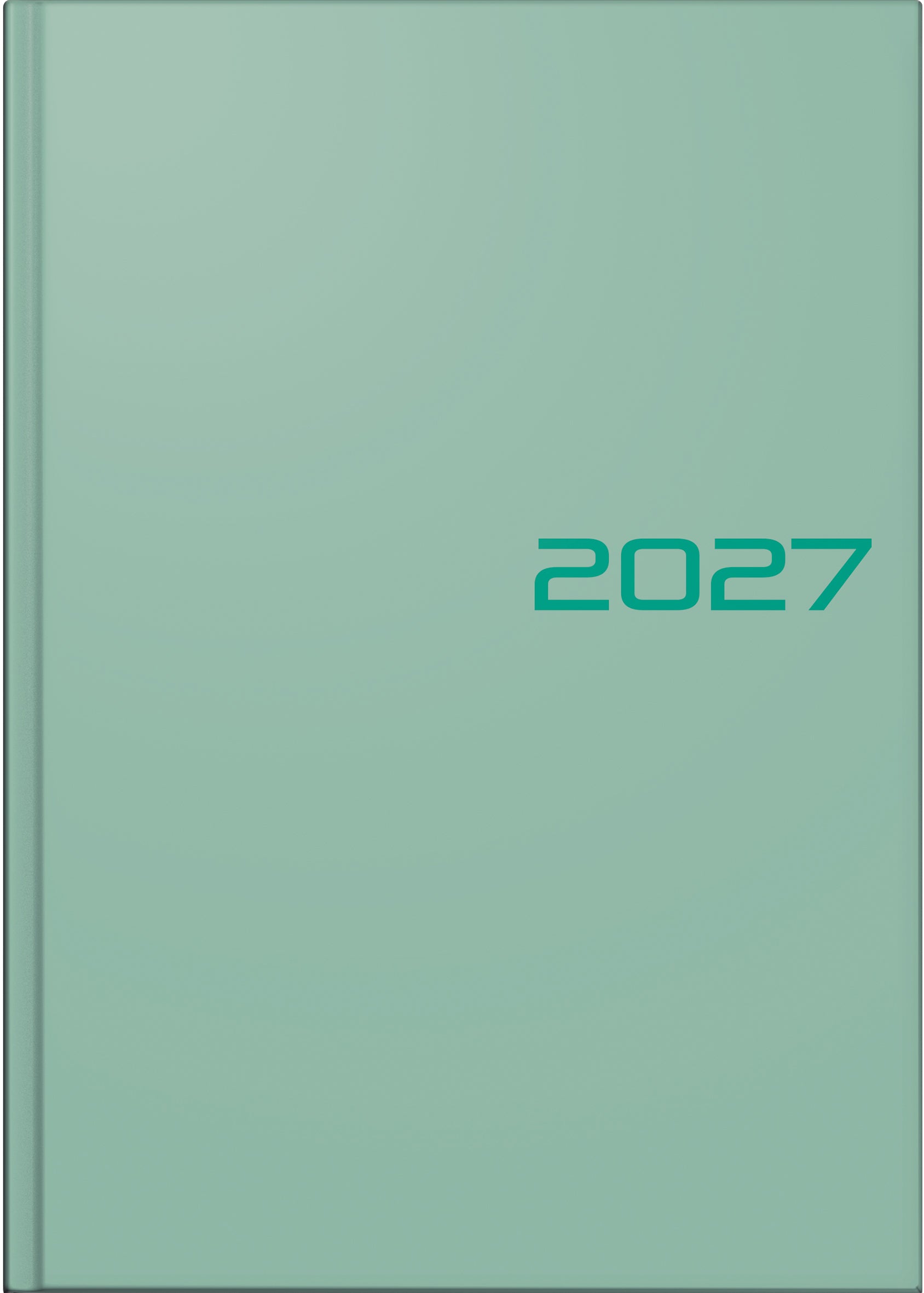Simplex Simply Colour Line – Wochenagenda 2027, 1 Woche/2 Seiten, 14,8 × 20,8 cm, Softcover