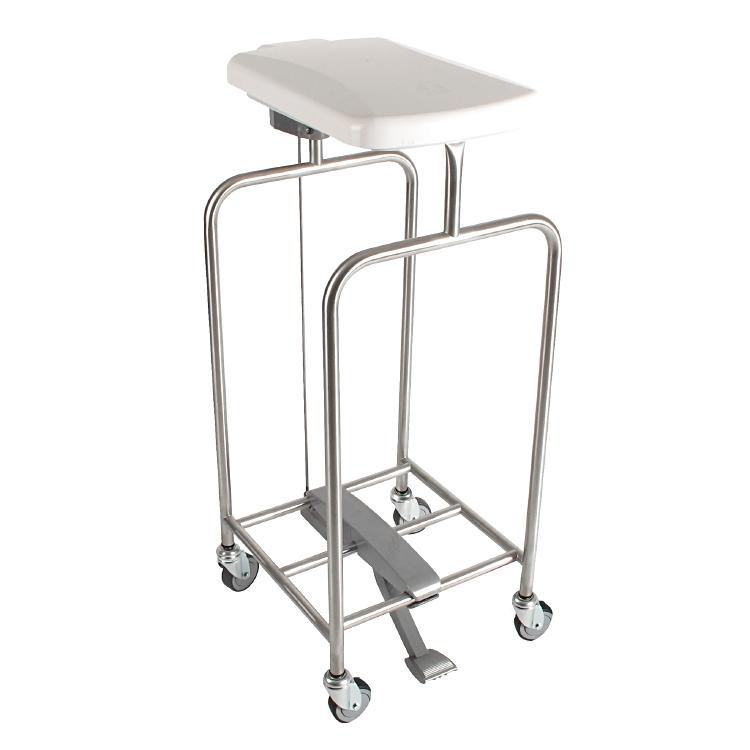 Snijders care Aufbewahrungsbox (Bad) – 41×43,5×95 cm, Edelstahl, mit Tretpedal