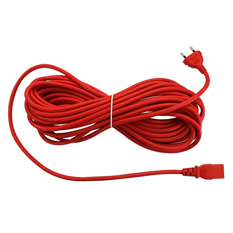 Sprintus Netzkabel – 10 m, rot, für Maximus