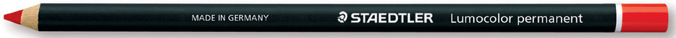 Staedtler Lumocolor 10820-2 Permanentmarker – 4 mm – rot – für Glas, Metall und Kunststoff