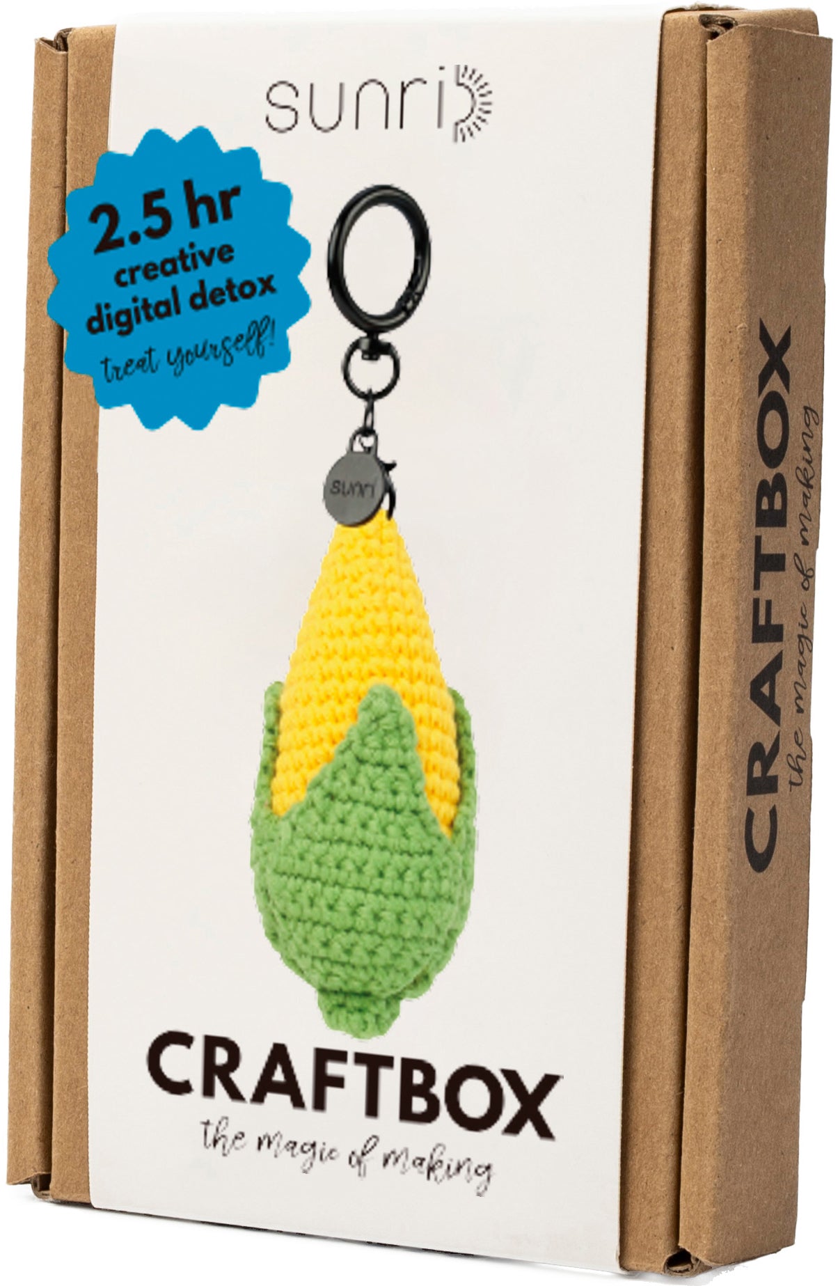 Sunri DIY617 Häkelset Mais – ca. 10,5 cm×4,5 cm, 100% Baumwolle