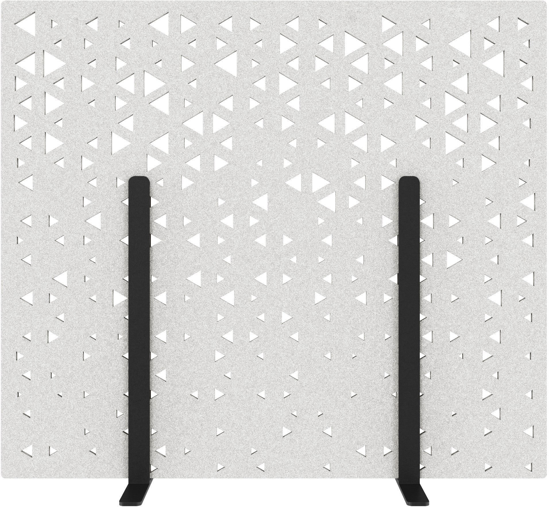 Suono Stellwand STAND – 1'600 × 1'400 mm, suonoBOARD, weiss, mit Standfuss, akustisch