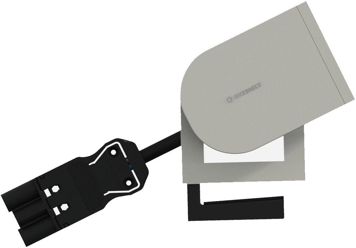 Max hauri connect SUPRA Einbausteckdosenleiste, 3×T13, USB‑A 10 W + USB‑C PD 15 W, Einbau 5–30 mm, Eingang T12, 3,3 m – weiss