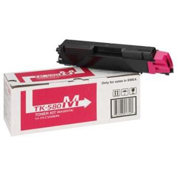 Kyocera – Toner TK-580M – Magenta, 2800 Seiten – für Kyocera FS-C5150DN/FS-C5150/ECOSYS P6021 und andere