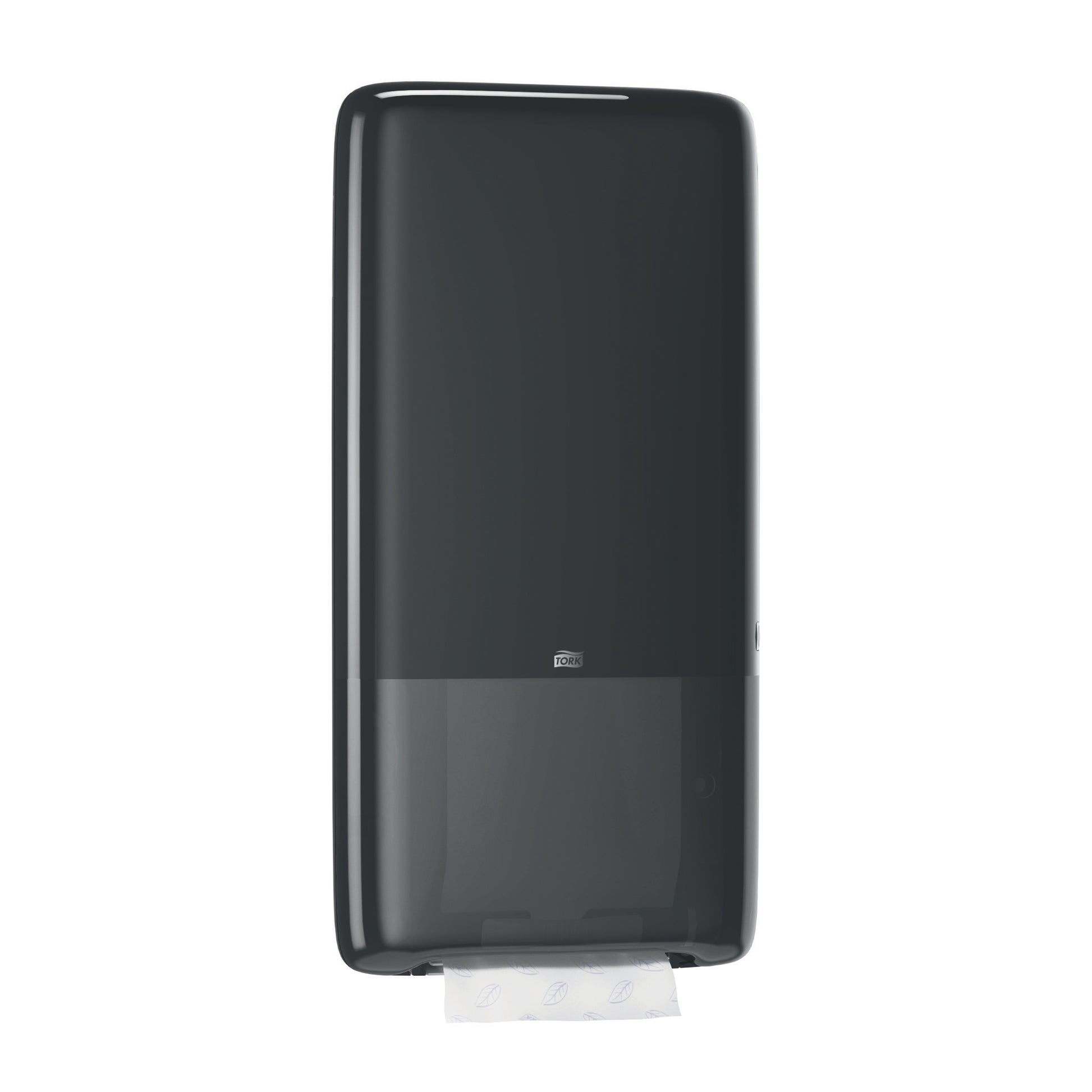 Tork PeakServe Handtuchspender – für H5, Kunststoff, Schwarz, 370 × 730 × 101 mm