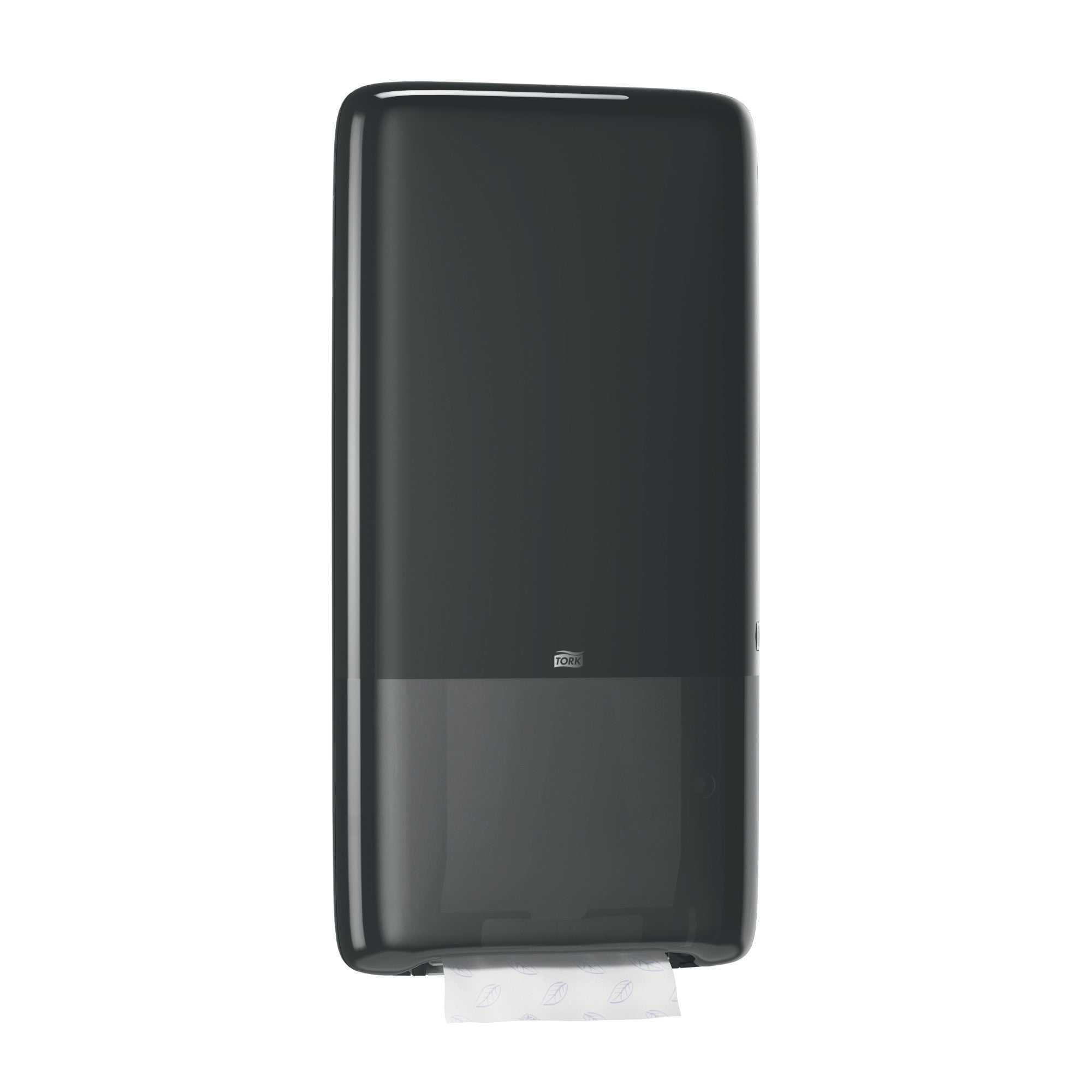 Tork PeakServe Handtuchspender – für H5, Kunststoff, Schwarz, 370 × 730 × 101 mm