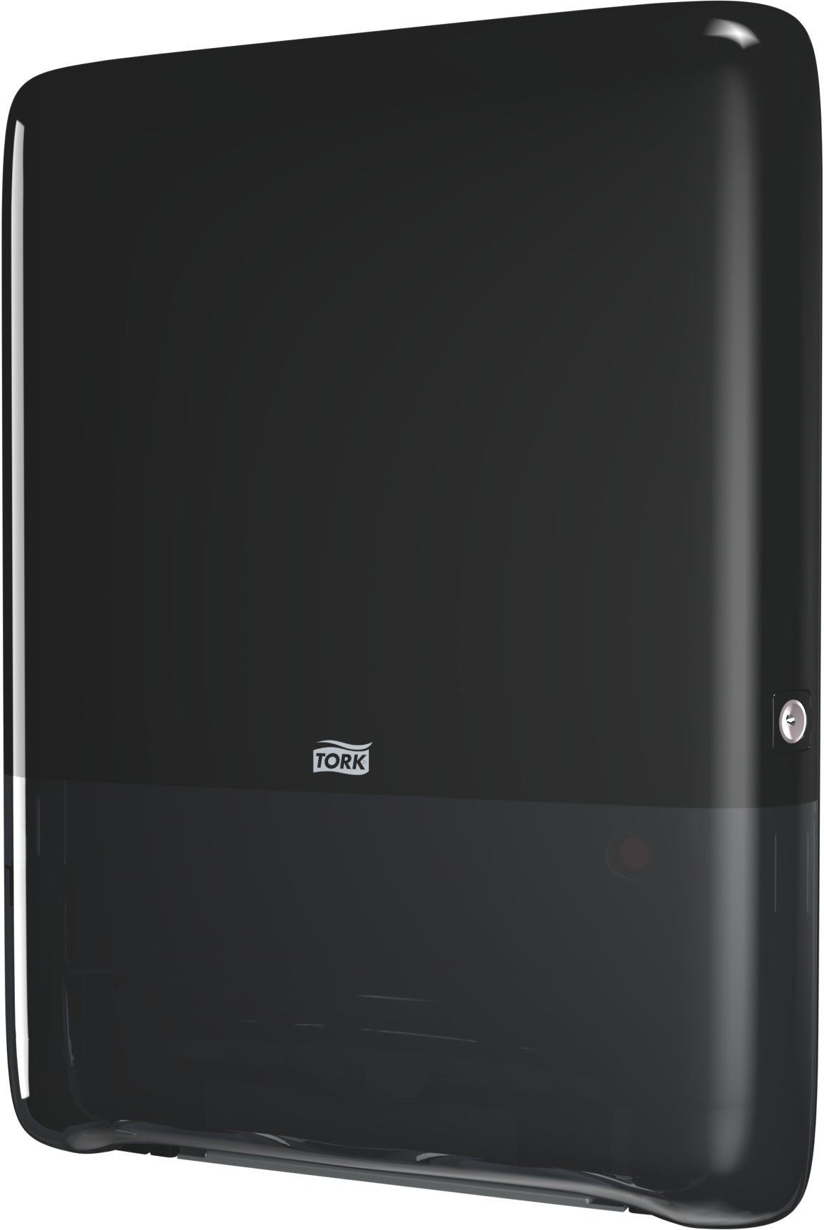 Tork PeakServe Mini Endlos-Handtuchspender – für H5, Kunststoff, Schwarz, 101 × 491 × 367 mm