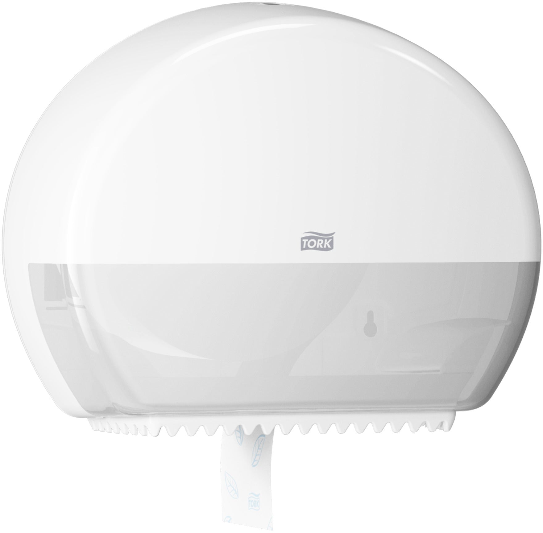 Tork Elevation – Toilettenpapierspender – Kunststoff, weiss, Mini Jumbo (T2), 13,2 × 34,5 × 27,5 cm