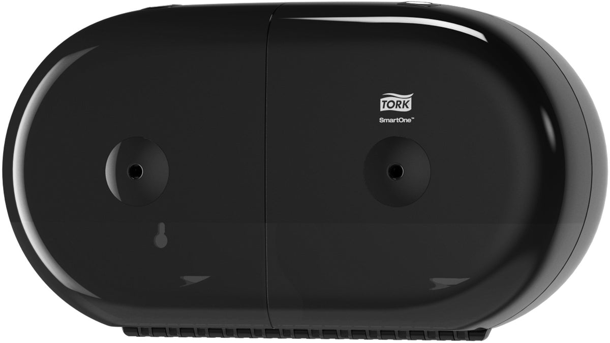 Tork SmartOne – Toilettenpapierspender – Kunststoff, schwarz, für Tork T9, 15,6 × 39,8 × 22,1 cm