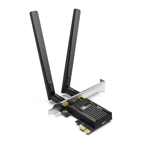 TP-Link Archer TX55E – PCIe WLAN-Adapter – Wi-Fi 6 Dual-Band (2,4/5 GHz), 2,4 Gbit/s, Bluetooth 5,2