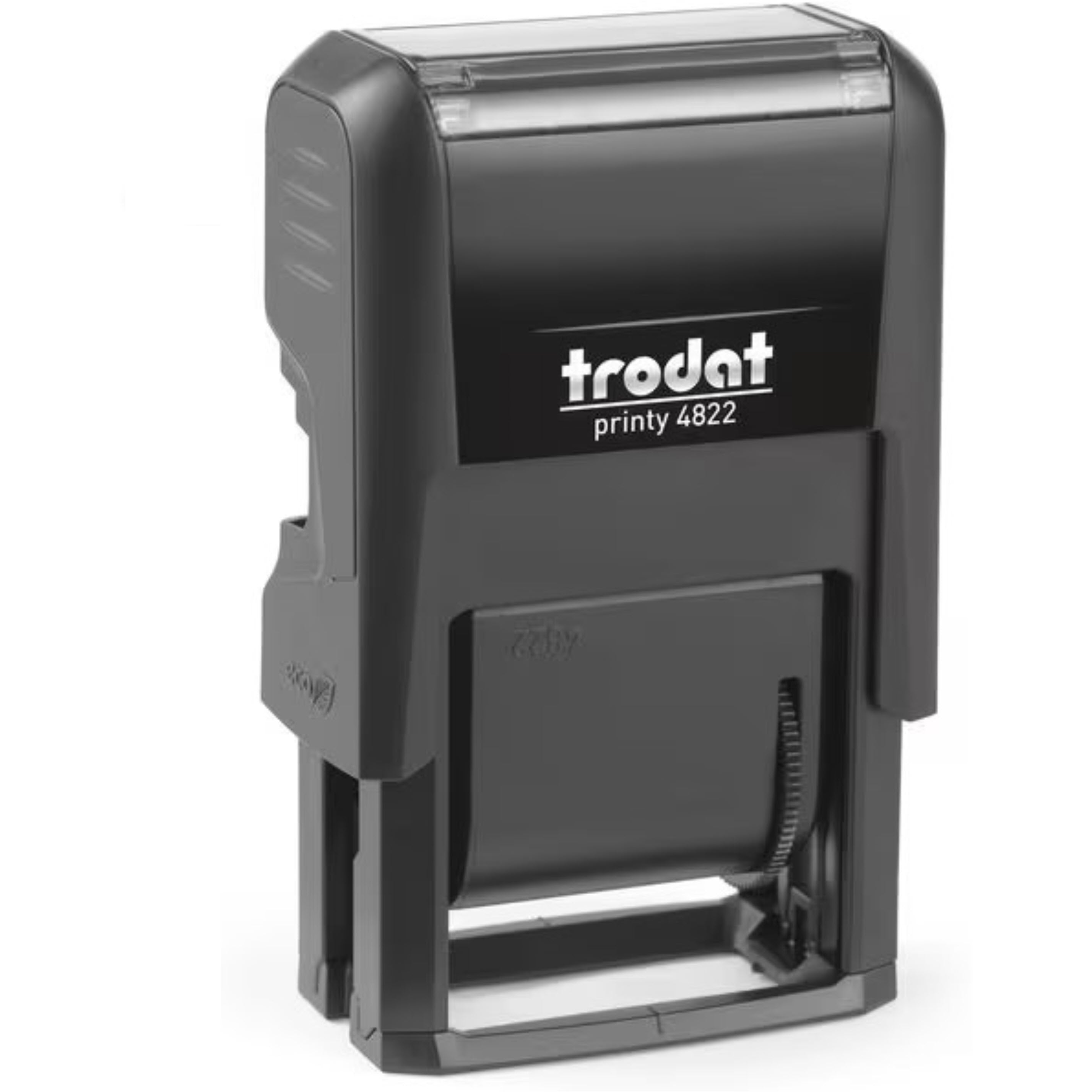 Trodat D 4822DEKSC – Selbstfärbender Mehrtext-Stempel, Schrifthöhe 4 mm