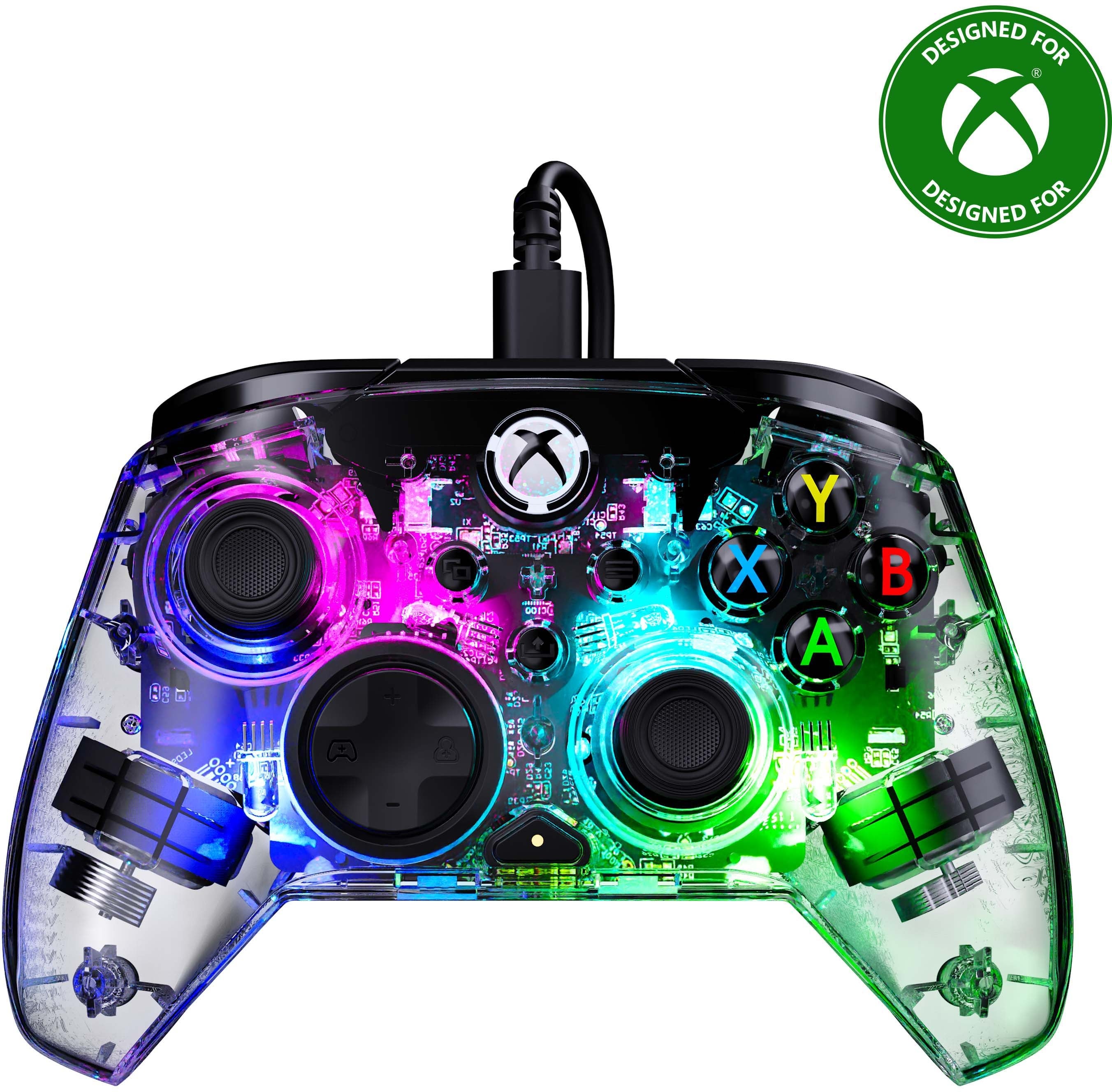Turtle Beach Afterglow TBC200895 – Gamepad – USB-C, RGB, programmierbare Tasten, für Xbox & PC, Transparent