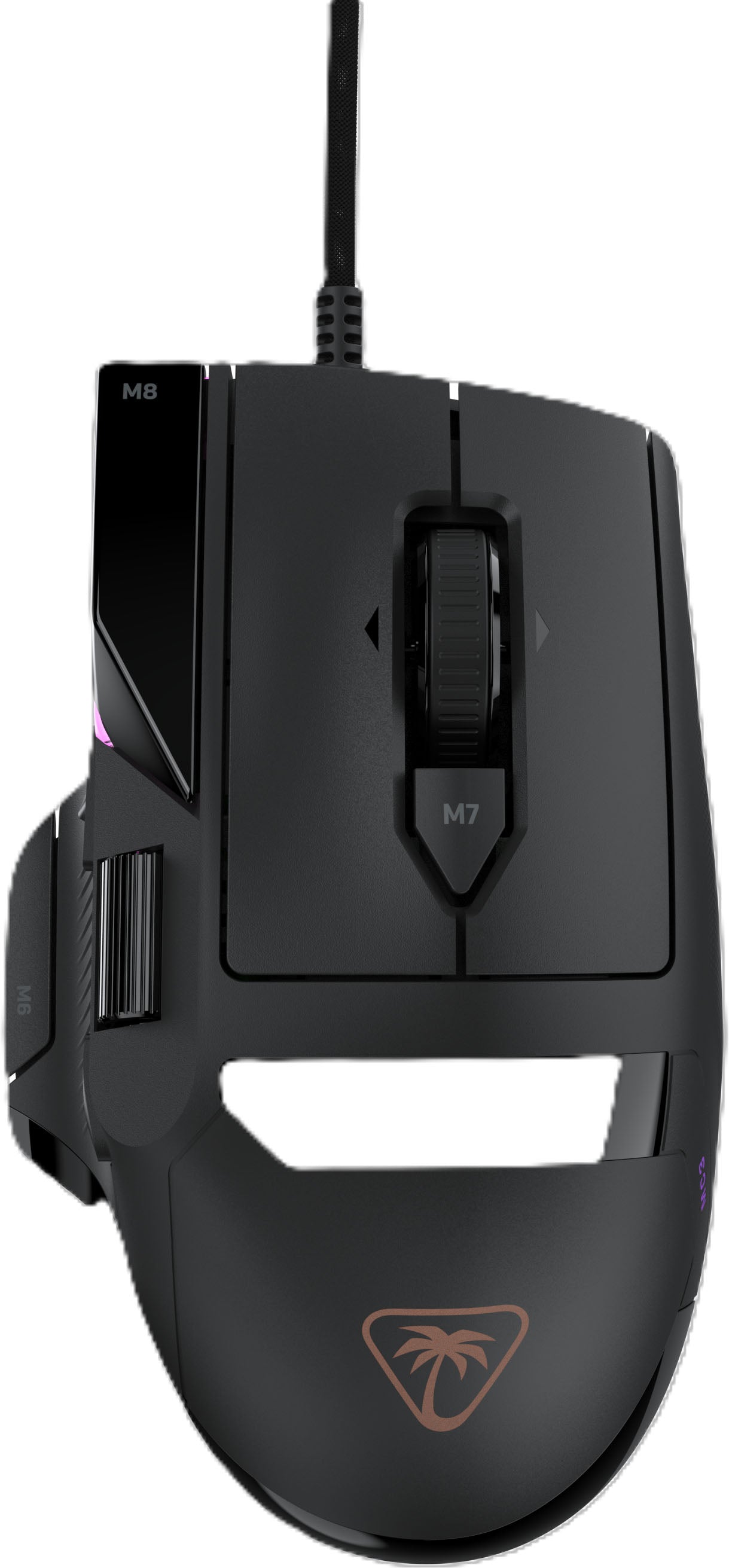 Turtle Beach MC3 – Gaming-Maus – Kabelgebunden (USB‑A), 30000 DPI, RGB-Beleuchtung, Schwarz