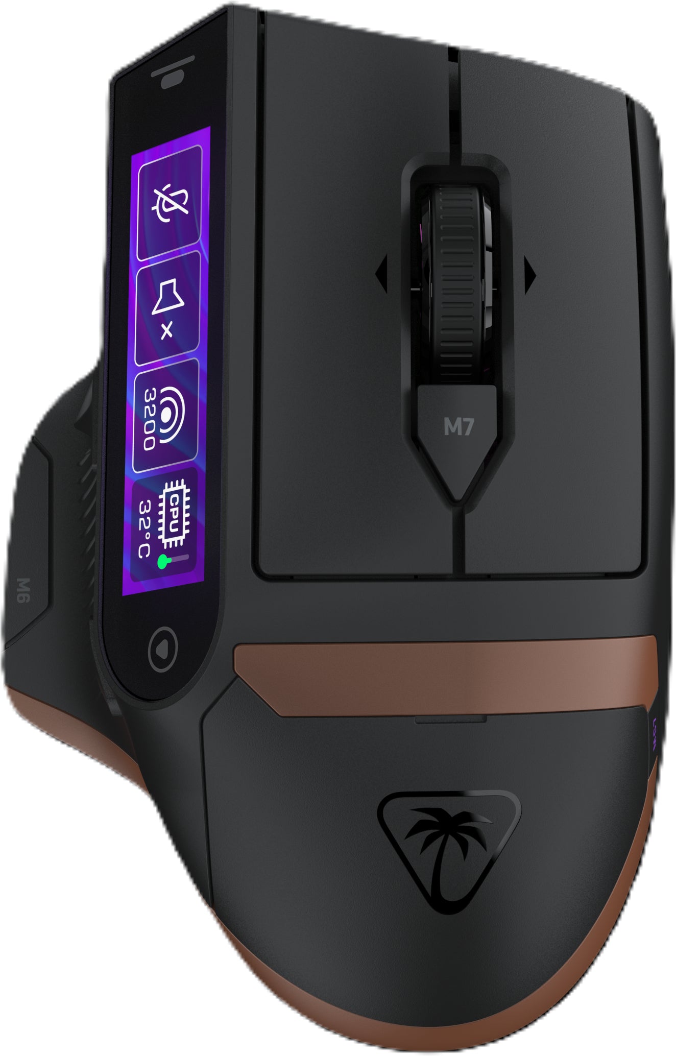 Turtle Beach MC7 – Gaming-Maus – Kabellos (Bluetooth/2,4 GHz), 30000 DPI, Schwarz
