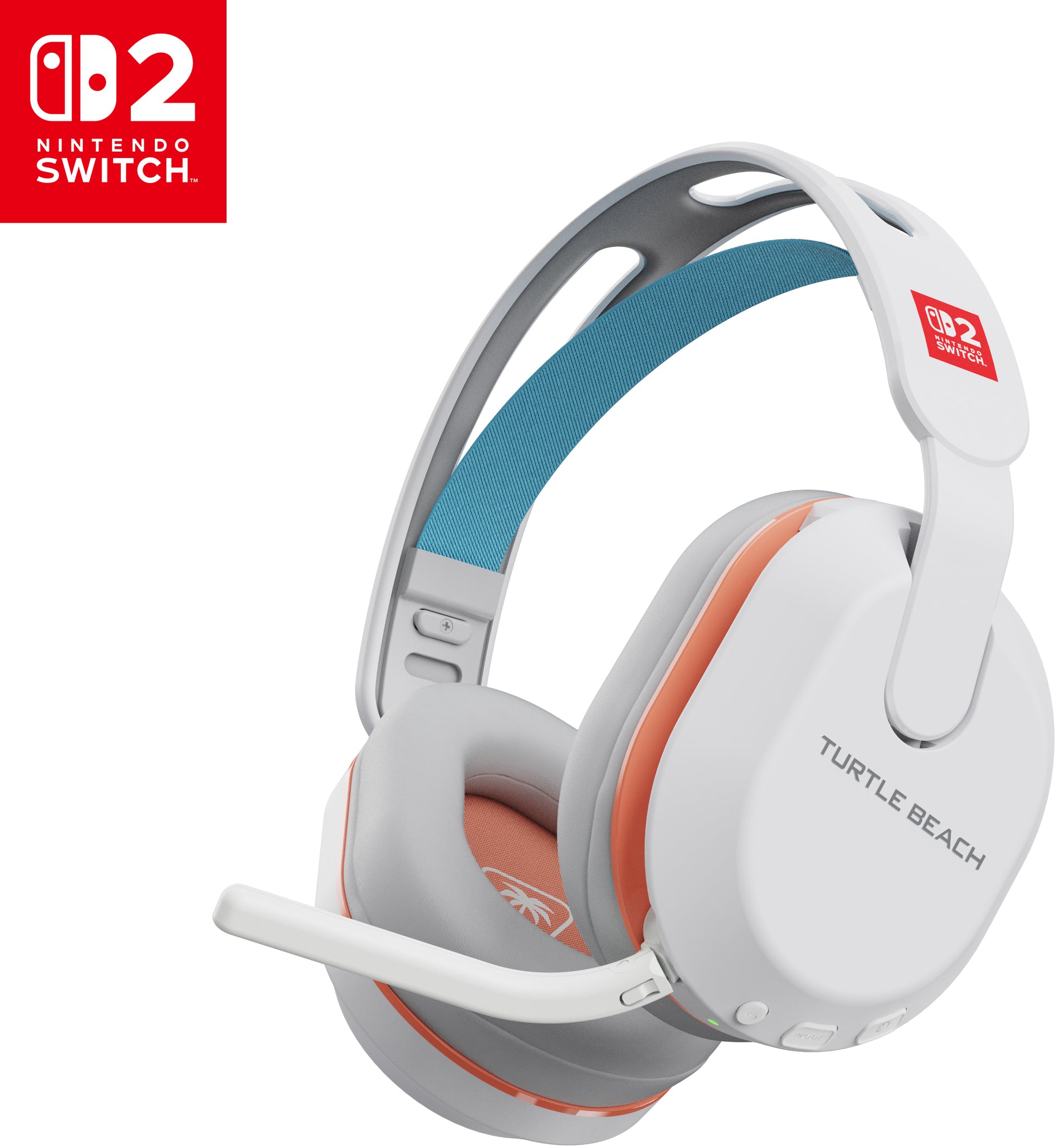 Turtle Beach Stealth 500 Gaming-Headset – Over-Ear, 2,4 GHz + BT, mit USB-C-Dongle, Weiss
