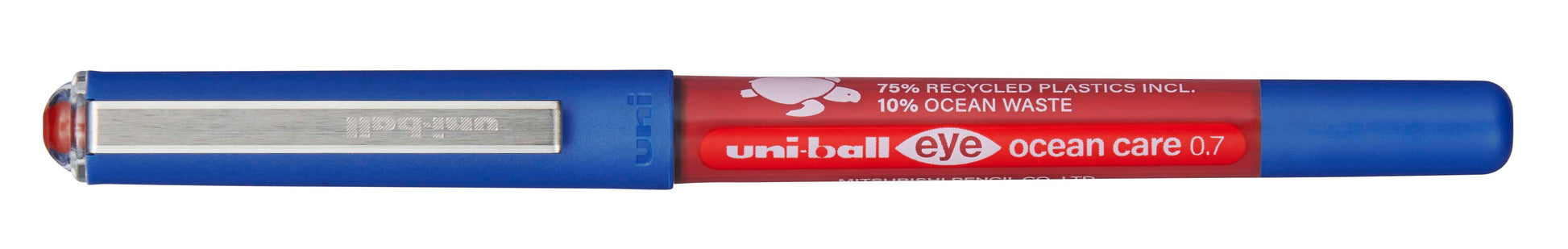 Uni-Ball Ocean Care UB-157ROP – Tintenroller, 0,7 mm, rot