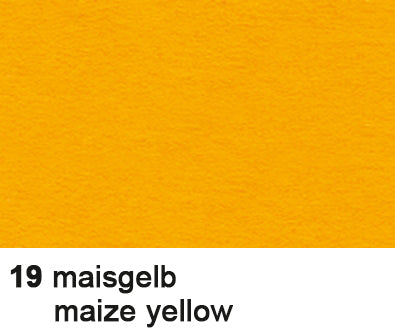 Ursus Tonzeichenpapier – 50,4 × 70,5 cm, 130 g/m², mittelgelb