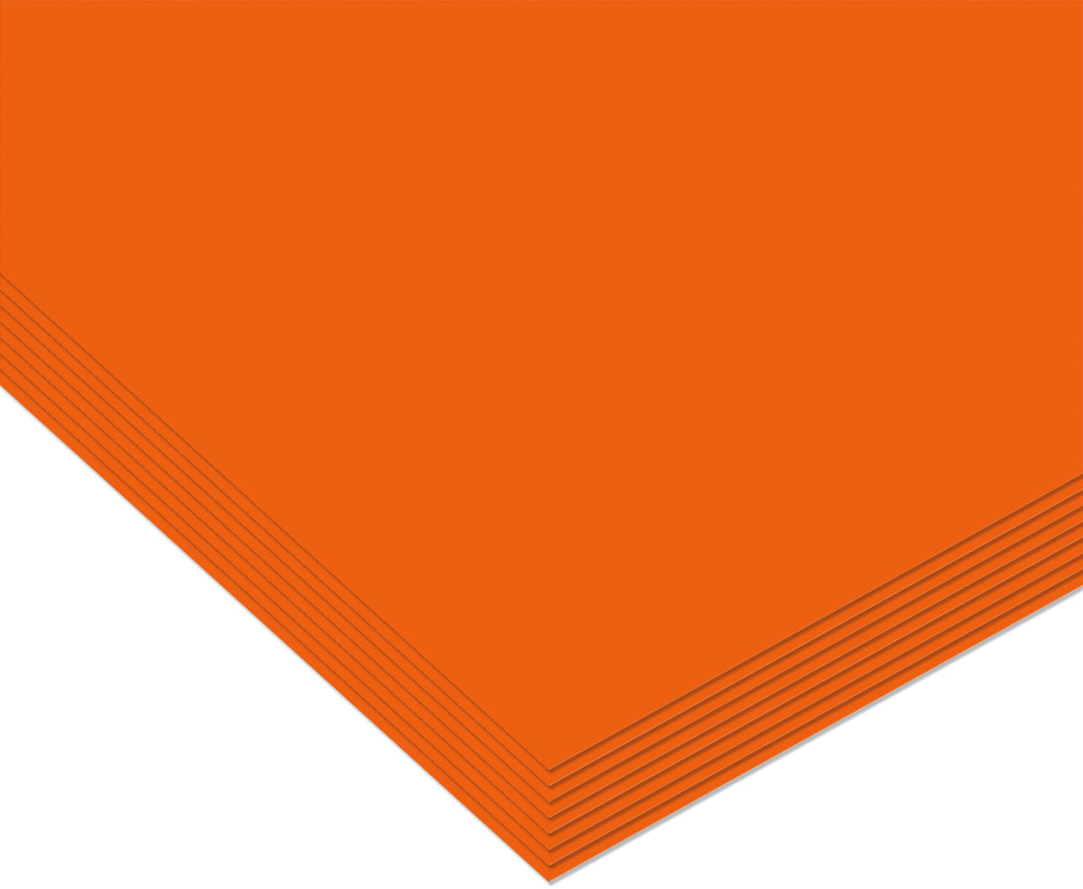 Ursus – Transparentpapier – 70 × 100 cm, 42 g/m², Orange, 25 Blatt