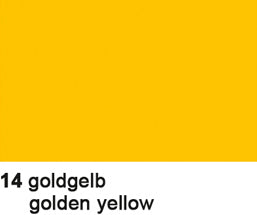 URSUS Seidenpapier – 50 × 70 cm, goldgelb