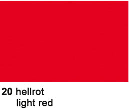 Ursus Seidenpapier – 50 × 70 cm, hellrot